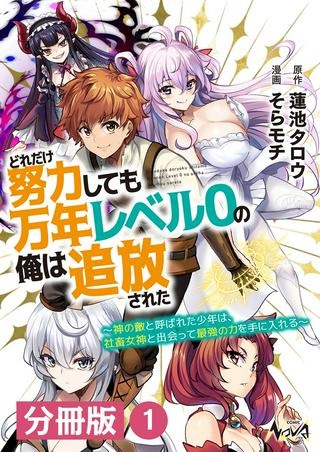 どれだけ努力しても万年レベル0の俺は追放された ～神の敵と呼ばれた少年は、社畜女神と出会って最強の力を手に入れる～ Raw Free